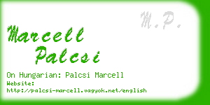marcell palcsi business card